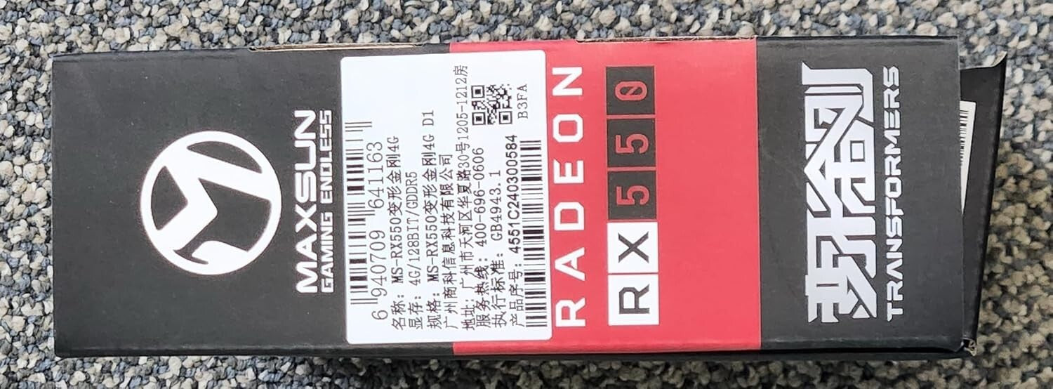 Efficient 4GB GDDR5 Graphics Card with DirectX 12 Support for Gaming & Editing