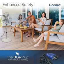 Load image into Gallery viewer, Quiet Indoor Pedestal Fan with Remote Control, Timer &amp; Adjustable Height - 18"