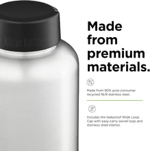 Load image into Gallery viewer, Lightweight 64oz Wide Mouth Stainless Steel Bottle - Perfect for Travel &amp; Hiking