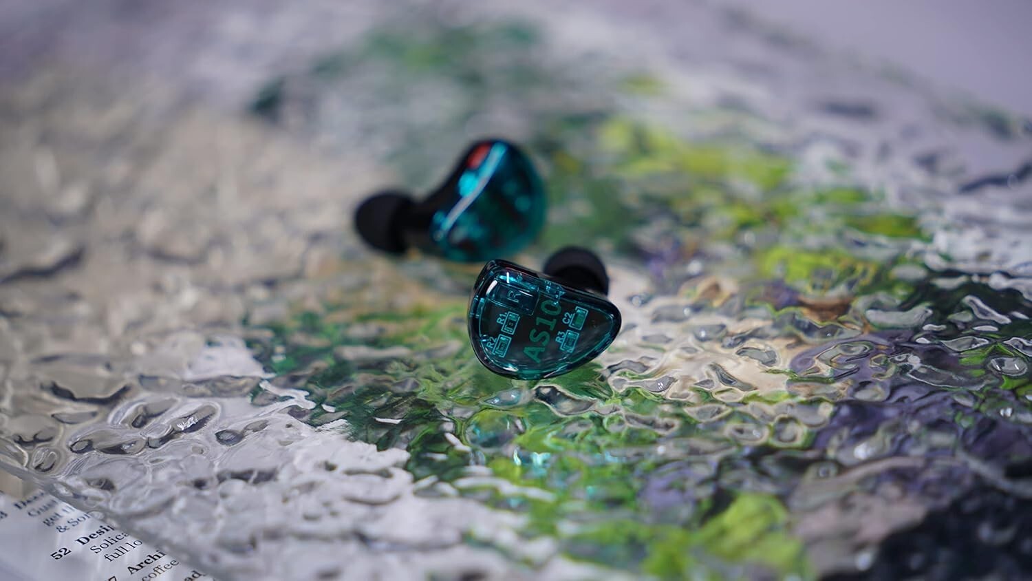 Cyan In-Ear Headphones with Exceptional Bass and Sound Isolation - Adult Use