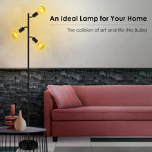 Load image into Gallery viewer, Versatile Industrial Floor Lamp - 3 Light Adjustable Design for Stylish Spaces