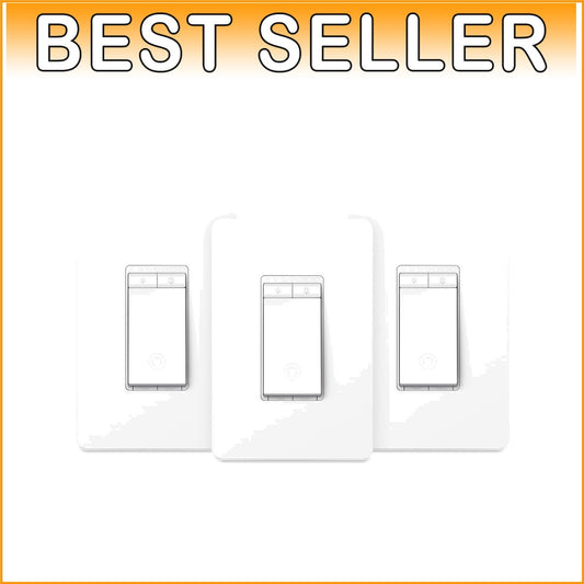Wi-Fi Dimmer Light Switch with Voice Control - UL Certified, Easy Install