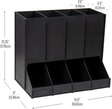 Load image into Gallery viewer, 4-Compartment Coffee Pod Dispenser - Sleek 120-Pod Organizer for Breakrooms