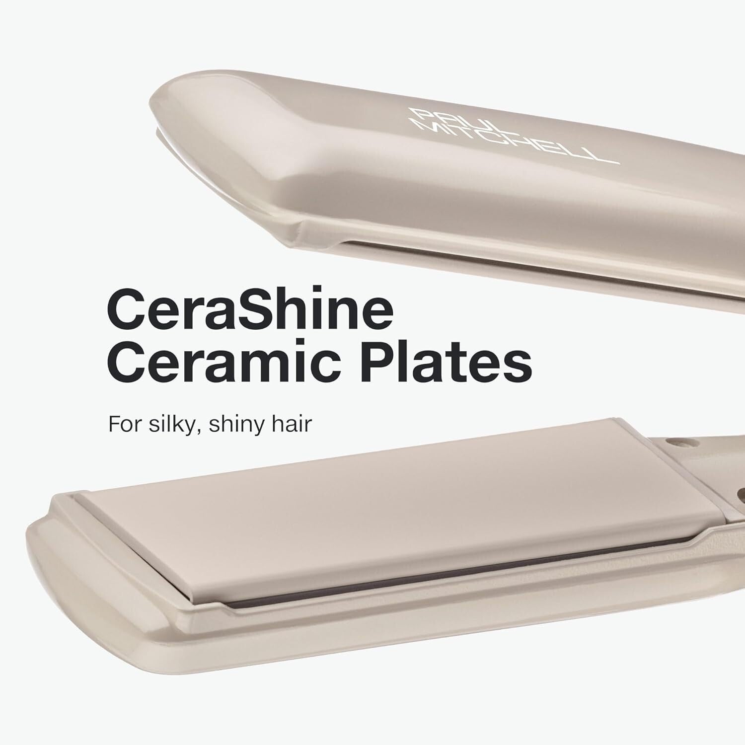 Versatile Adjustable Heat 1.25" Flat Iron - Ceramic Plates for Shiny Hair
