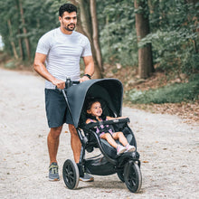 Load image into Gallery viewer, Lightweight Activ3 Jogging Stroller - Eclipse Grey with Adjustable Handle