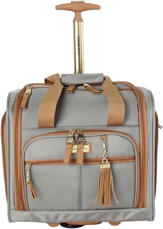 Lightweight Rolling Suitcase with 2 Wheels - Underseat Travel Bag for Women