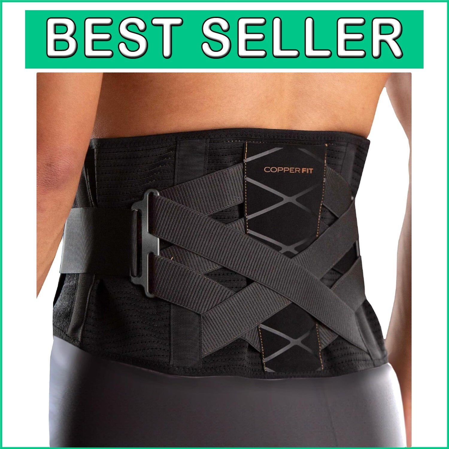 Breathable Lumbar Support Brace for Sciatica and Herniated Discs - Unisex