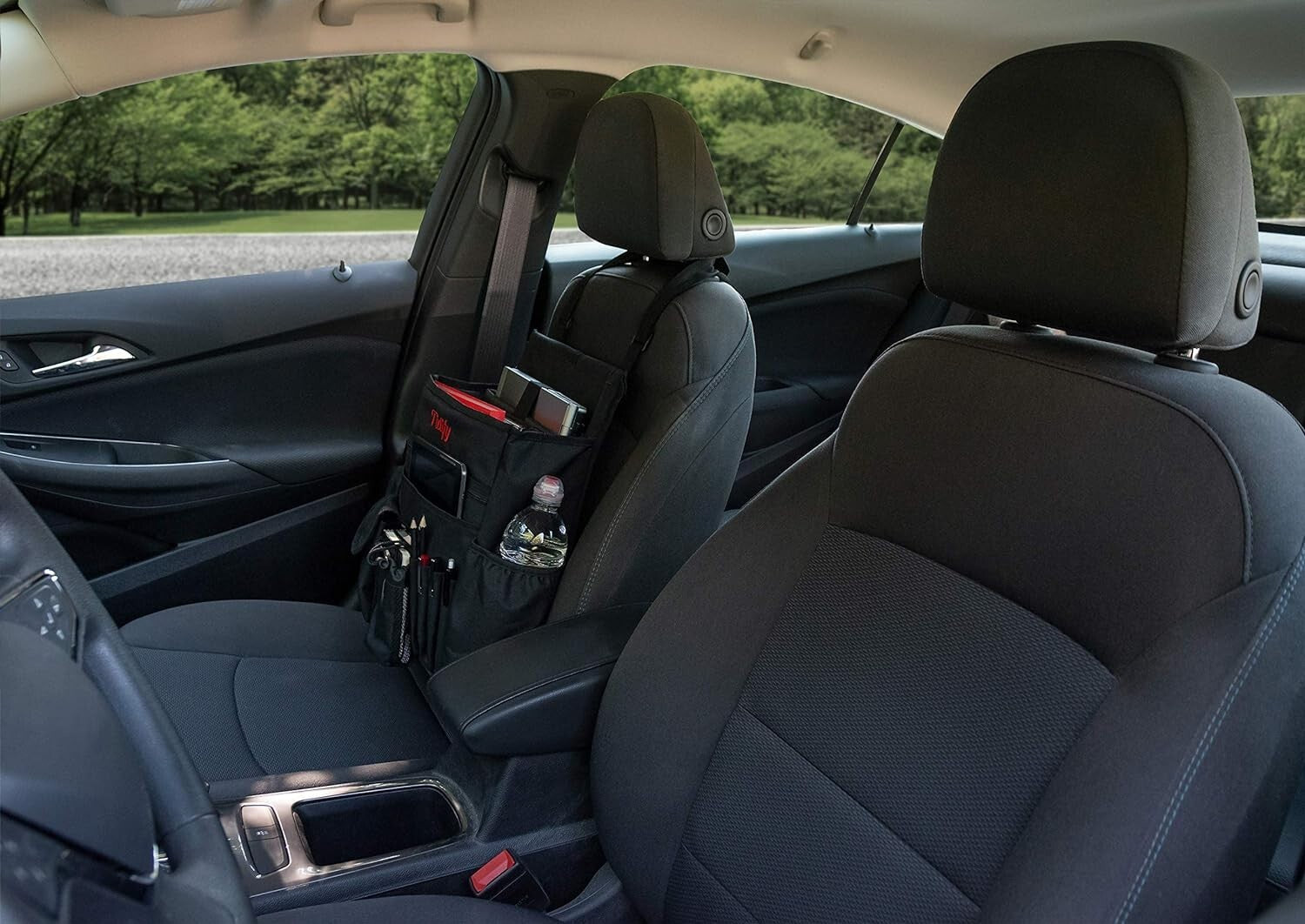 2023 Car Front Seat Organizer with Tablet Storage & Comfort Shoulder Strap