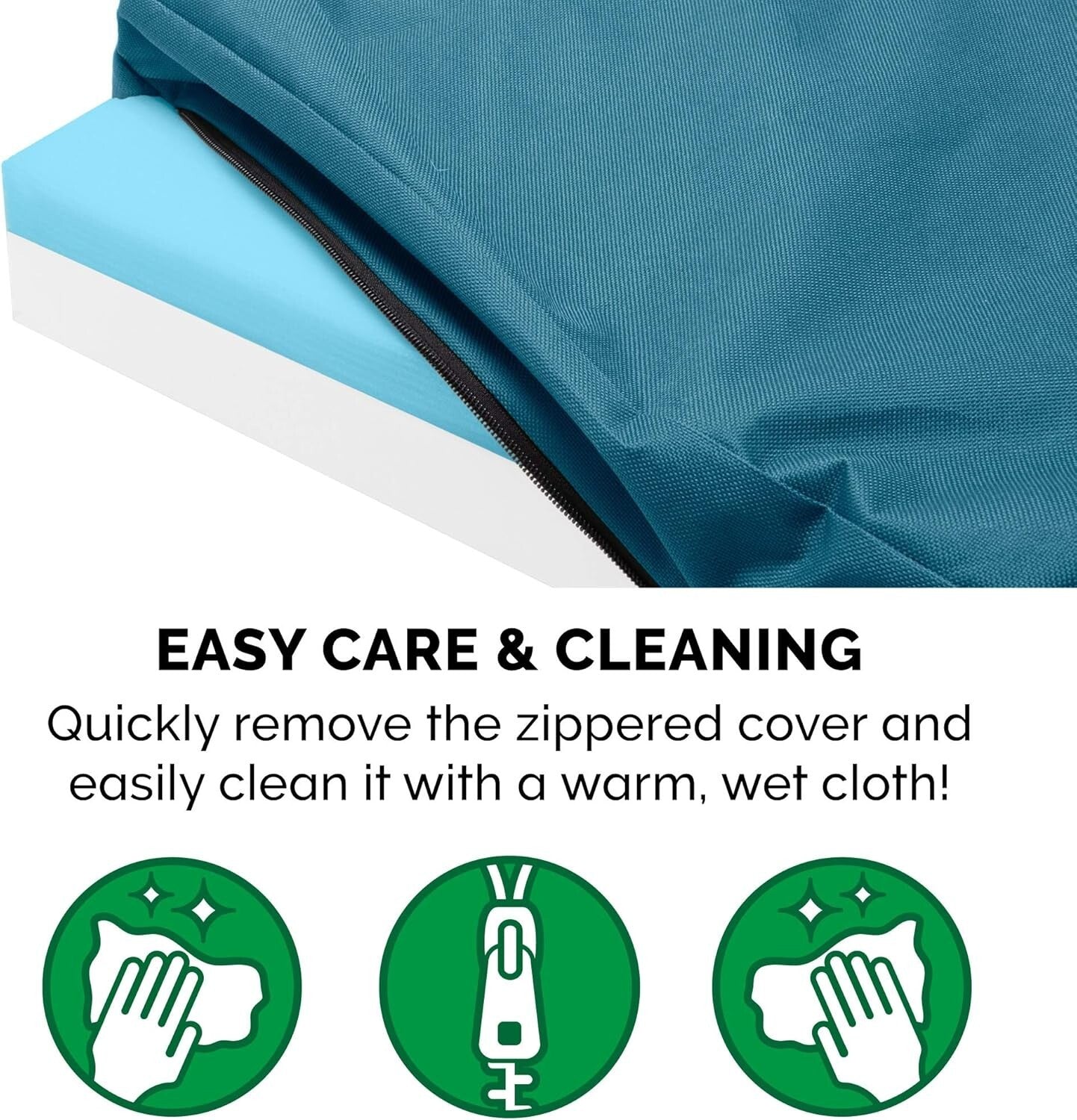 Deep Lagoon Water-Resistant Cooling Gel Dog Bed for Large Dogs, Jumbo Plus Size