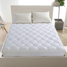 Load image into Gallery viewer, 300TC King Size Cooling Mattress Pad - Soft, Machine Washable with Deep Pocket