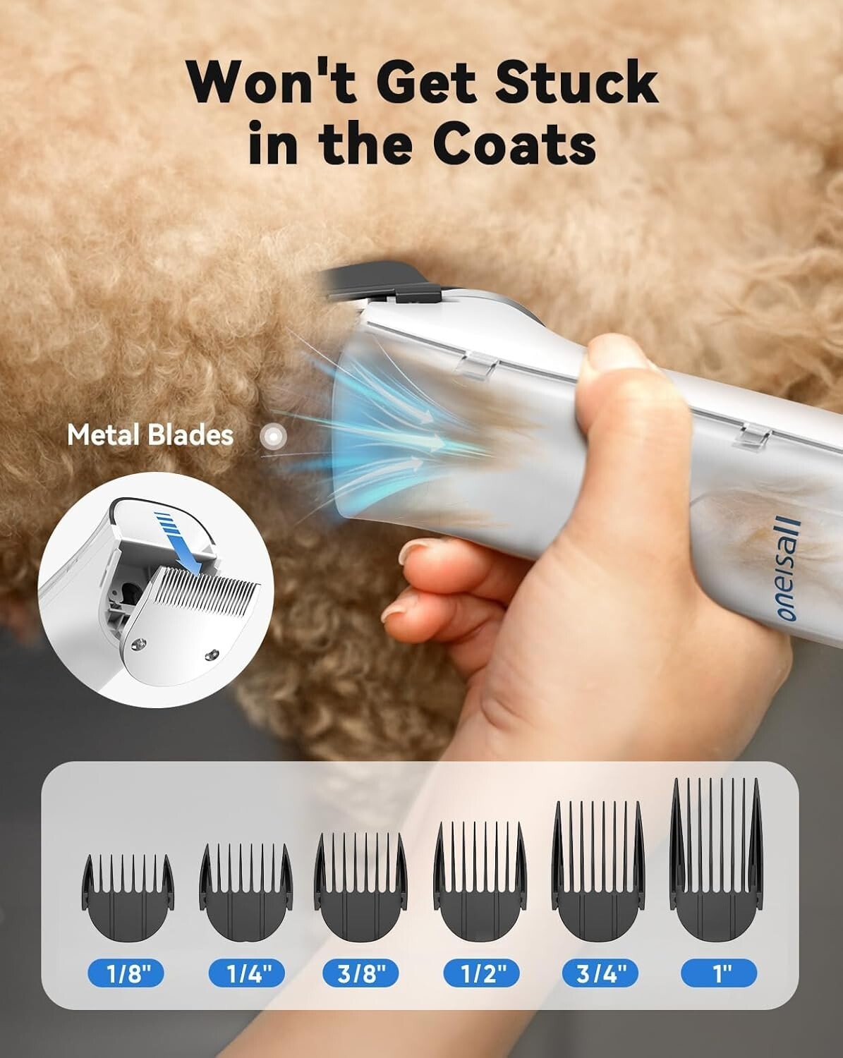 Professional Pet Grooming Kit: 8-in-1 Vacuum, Dryer & Clippers for All Dog Sizes