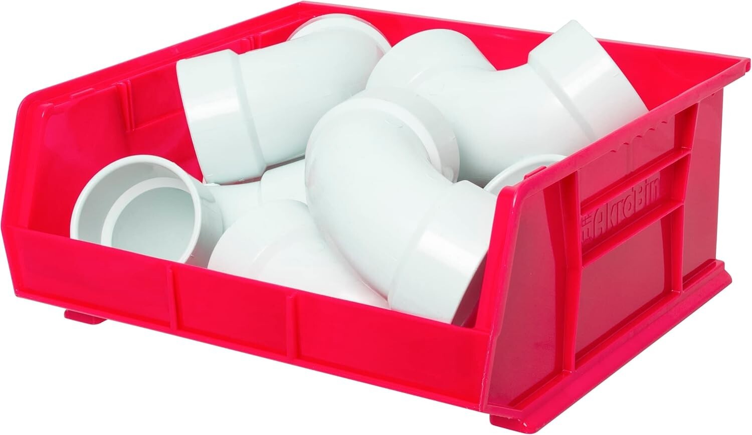 Durable and Customizable AkroBins - 75 lbs Plastic Storage Bins, Easy Retrieval