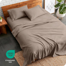 Load image into Gallery viewer, California King Sheet Set - Ultra-Soft 1800 Thread Count - Taupe Luxury Bedding
