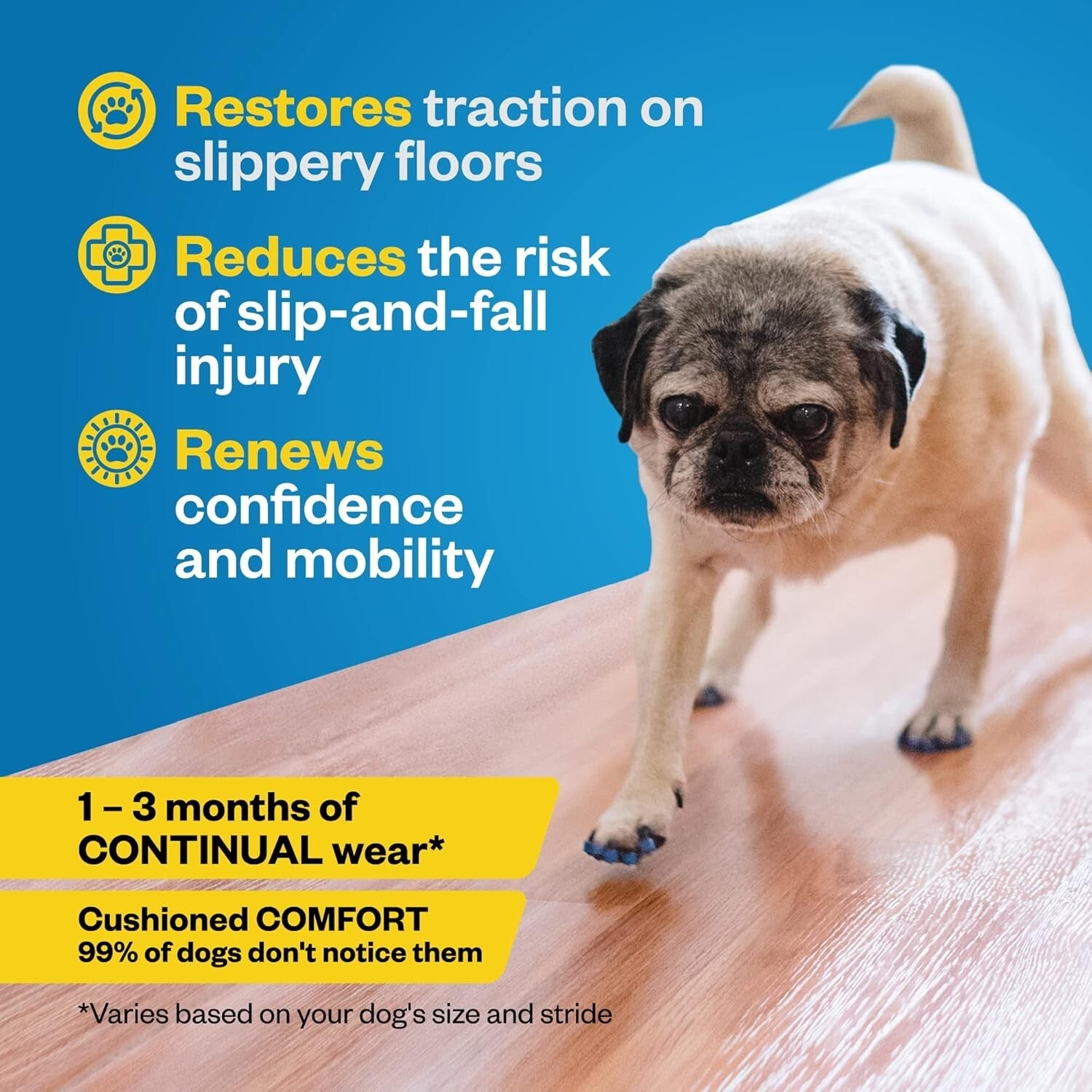 Veterinarian Recommended Dog Traction Grips - Perfect for Senior & Large Dogs