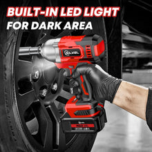 Load image into Gallery viewer, MAX 500N.M Brushless Impact Gun with Fast Charger, 4.0Ah Battery &amp; 3200RPM Speed
