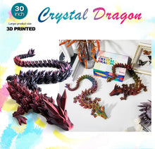 Load image into Gallery viewer, Mythical 30-Inch Articulated Dragon - Interactive Gift for Kids &amp; Collectors