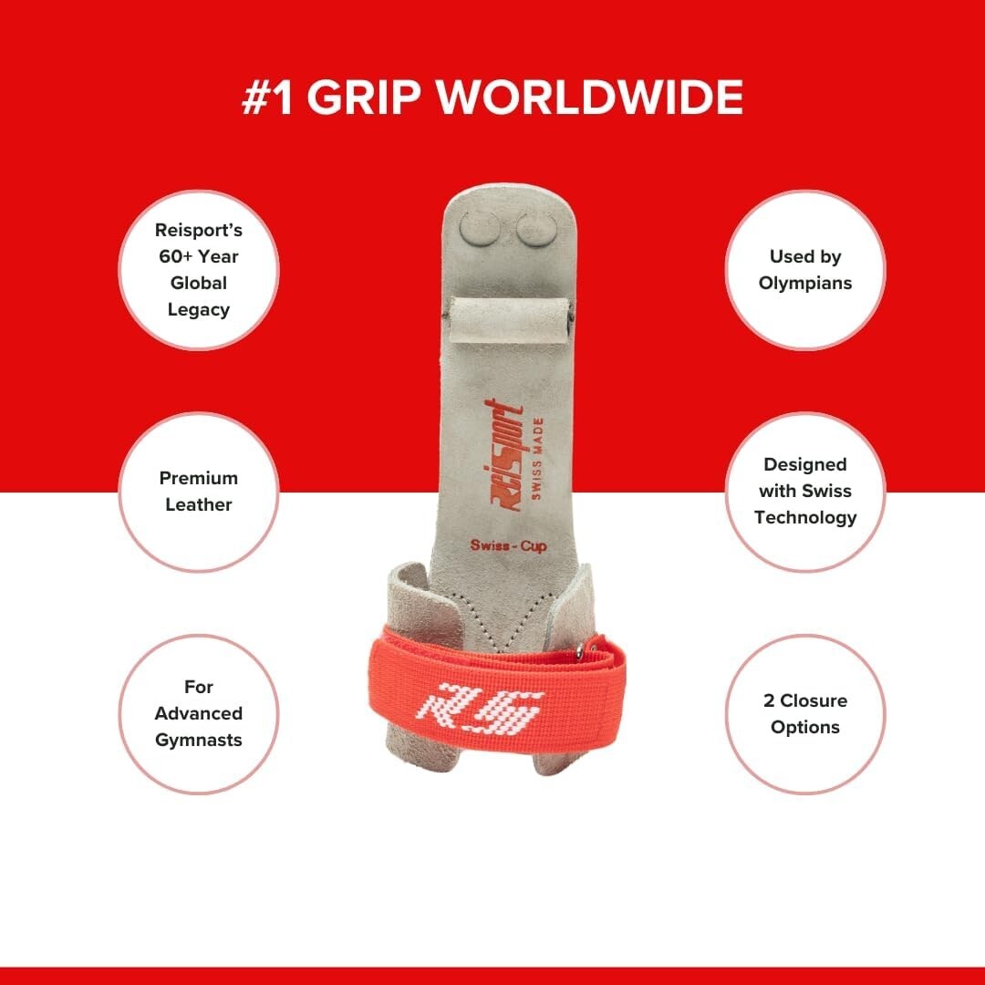 Durable Men's Gymnastics Hand Grips - Custom Fit for High-Performance Routines