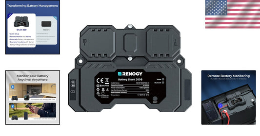 Versatile Remote Battery Monitor with Bluetooth – Track Voltage & Current Easily