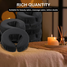 Load image into Gallery viewer, Eco-Friendly 24 Pcs Face Cradle Covers - Lightweight Microfiber for Therapists