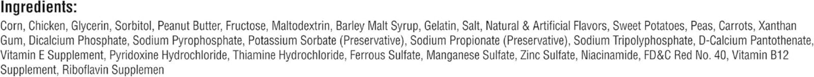 Delicious Rawhide-Free Chicken & Veggie Treats for Happy Dogs - 15 Count