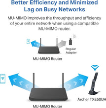 Load image into Gallery viewer, Tri-Band WiFi 6E USB Adapter for Desktop - Ultra-Low Latency &amp; High-Speed