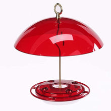 Load image into Gallery viewer, Translucent 8oz Hummingbird Nectar Feeder with Ant Moat &amp; Easy-Refill Top