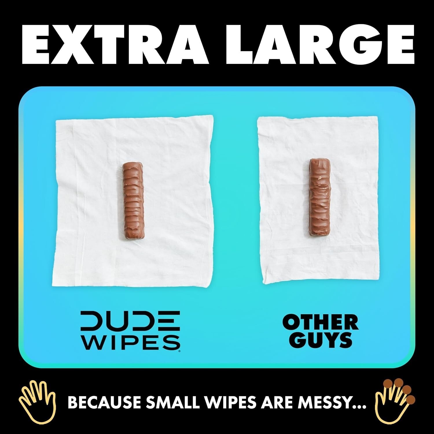 Extra-Large Flushable Wipes – 9 Pack Set, Biodegradable & Unscented Comfort