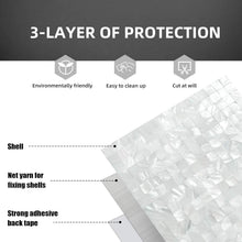 Load image into Gallery viewer, Water-Resistant 12" x 12" Mother of Pearl Shell Tiles for Stylish Renovations