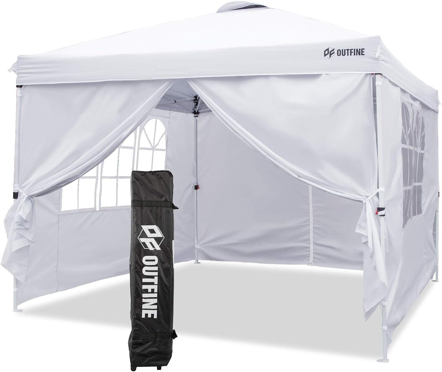 10'x10' Pop-Up Waterproof Canopy Tent with Removable Sidewalls - Outdoor Bliss