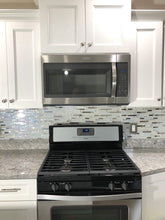 Load image into Gallery viewer, Glossy Interlocking Sheets of Iridescent Glass for Kitchen Backsplash &amp; Accents