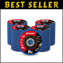 Load image into Gallery viewer, High Density Flap Sanding Discs – 4 1/2-Inch Type 29 for Efficient Metal Work