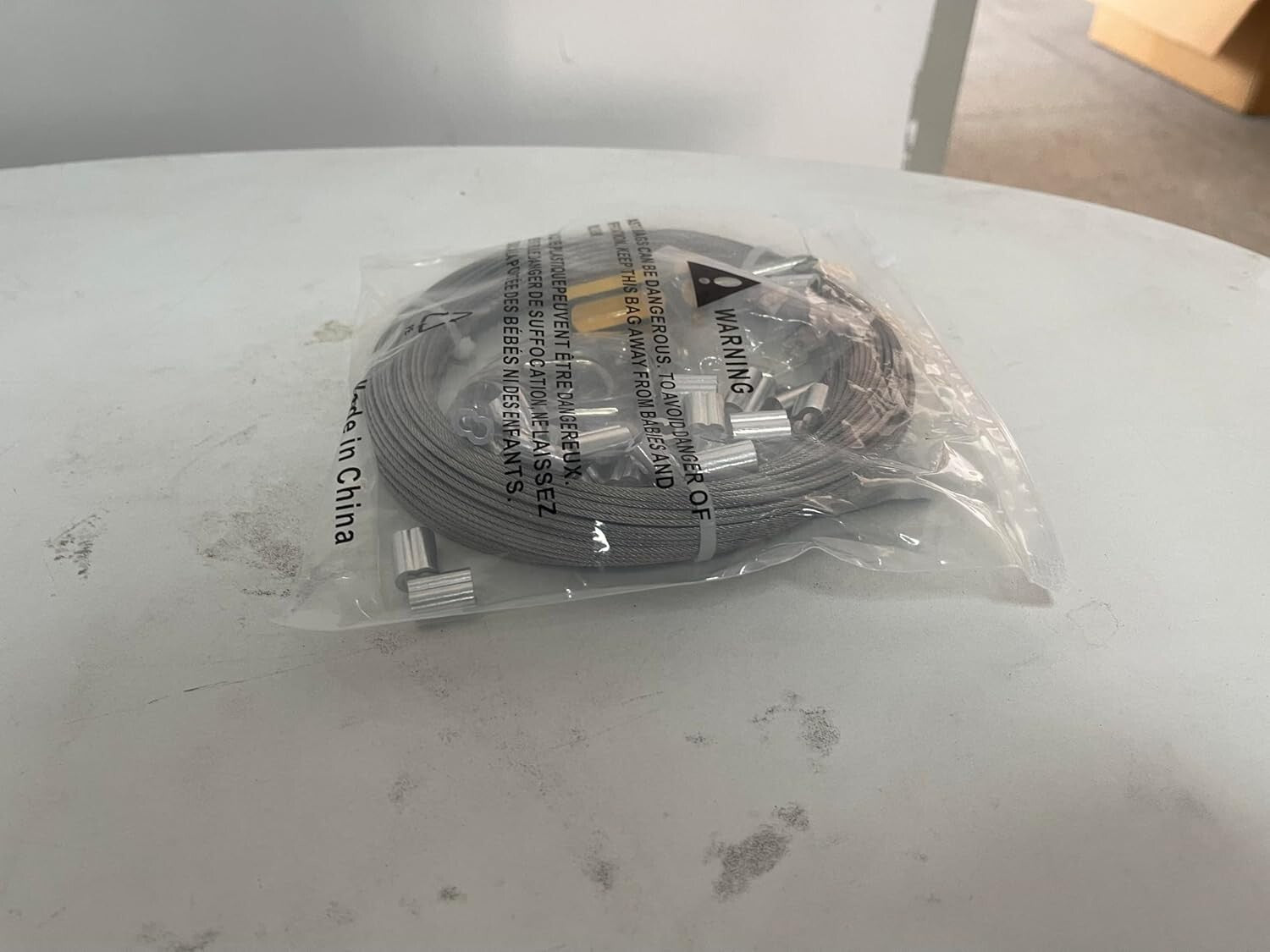 Polished 3mm Stainless Steel Wire Rope Kit for Durable Outdoor Applications