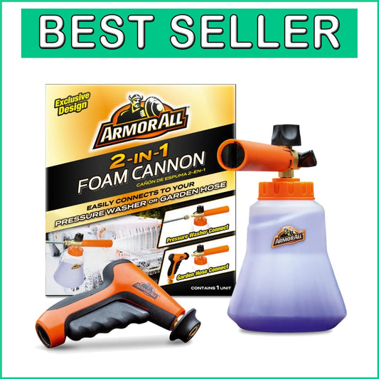Ergonomic 2-in-1 Foam Cannon Kit for Professional Vehicle Cleaning Experience