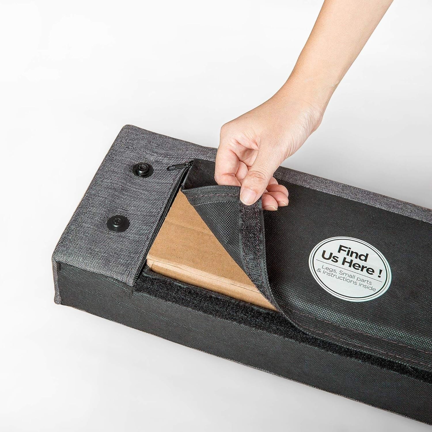 Curtis Upholstered Platform Bed Frame - Full Size, Easy Assembly, No Box Spring