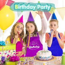 Load image into Gallery viewer, 24-Piece Kids Chef Apron Set with 12 Vibrant Colors - Adjustable for Age 7-13