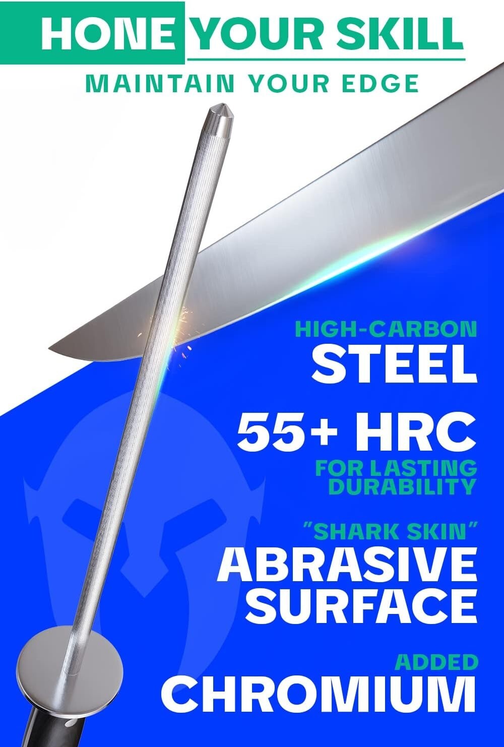 NSF Certified 10-Inch G10 Knife Sharpener - Professional Gladiator Series Tool