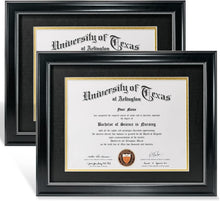 Load image into Gallery viewer, Sleek 8.5x11 &amp; 11x14 Frames with Elegant Wood Grain Finish - Perfect for Gifting