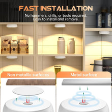 Load image into Gallery viewer, 8 Color Changeable Wireless Motion Sensor Puck Lights - 5 Pack with USB Recharge