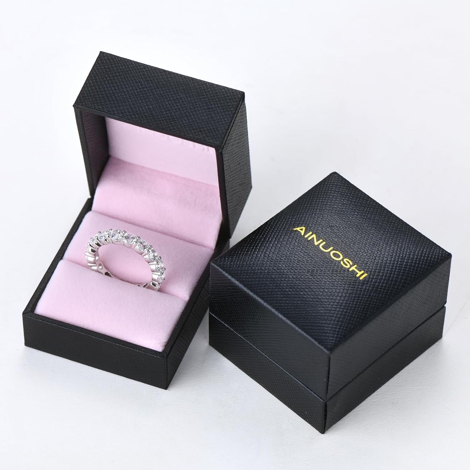 Gorgeous Hypoallergenic Eternity Ring in Genuine 925 Silver - Multiple Sizes