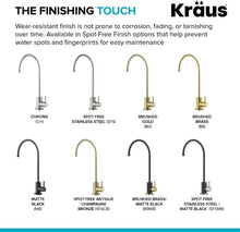 Load image into Gallery viewer, Durable Spot-Free Stainless Steel Drinking Water Faucet - Purita High-Arc Design
