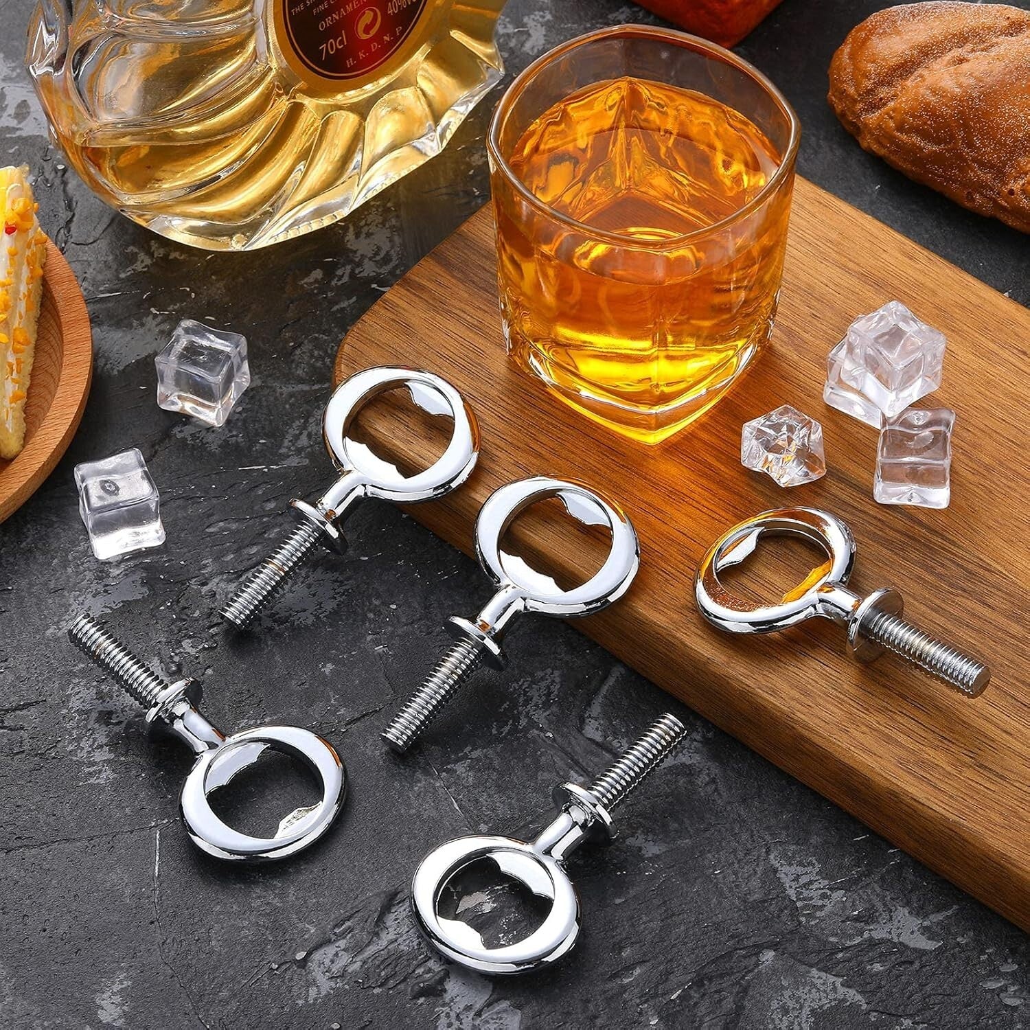 Durable Stainless Steel Blank Bottle Opener Set - Perfect for Weddings & DIY