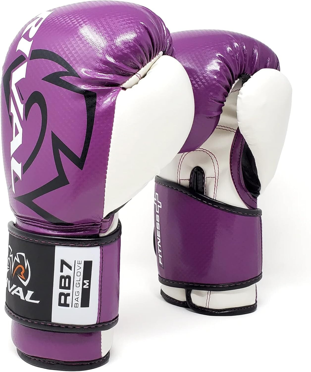 High-Density Padding Boxing Gloves with Hook-and-Loop Closure – Stylish Purple