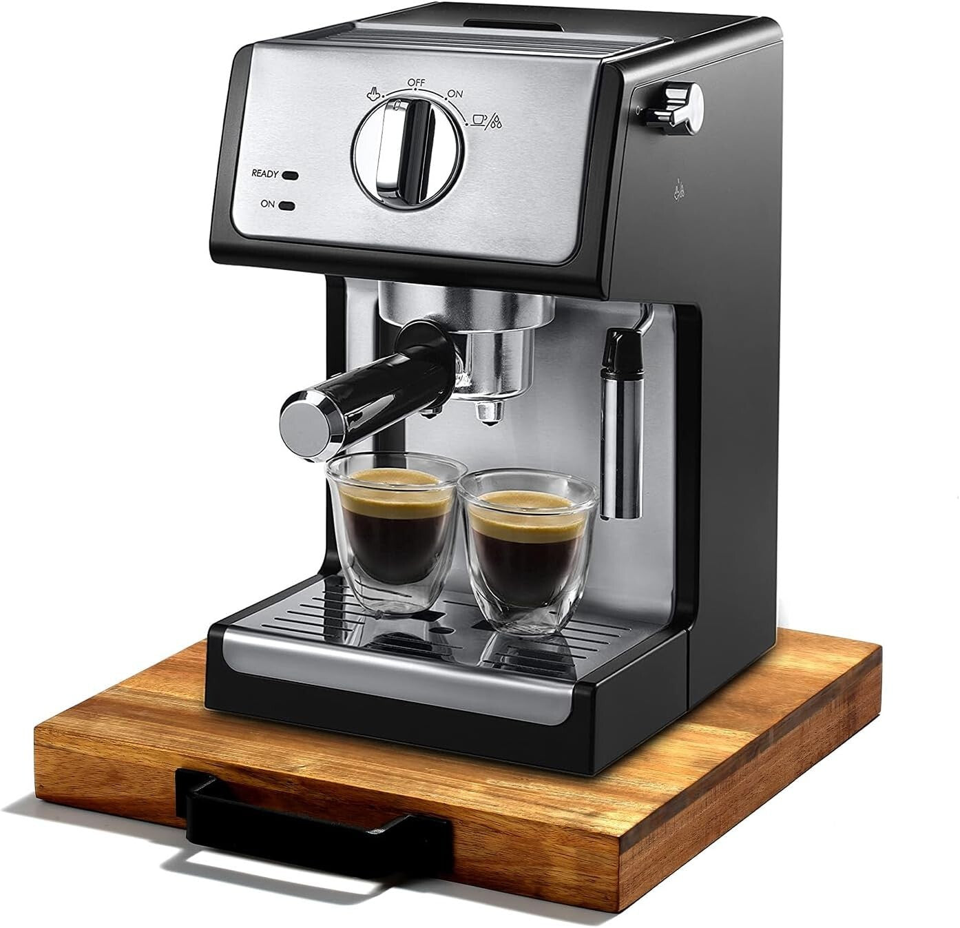 Effortless Acacia Wood Sliding Tray: Organize Your Kitchen Countertop Like a Pro