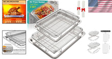 Load image into Gallery viewer, Versatile Non-Stick Oven Tray Set - Large &amp; Medium for Crispy, Healthy Meals