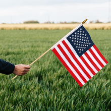 Load image into Gallery viewer, Multi-Purpose 100 Pcs American Flags with Connectable Flag Poles - Outdoor Decor