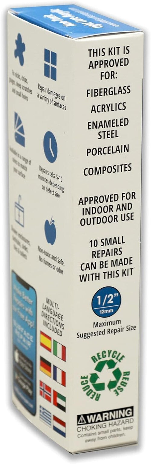 All-in-One Bathtub Repair Kit - Non-Toxic & Durable for American Standard White