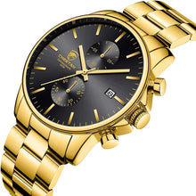 Load image into Gallery viewer, Versatile Men's Chronograph Timepiece with Water-Resistant Stainless Steel Band