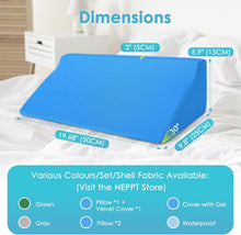 Load image into Gallery viewer, Triangular Incline Pillows for Back &amp; Leg Support - Ideal for Bedridden Patients