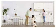 Load image into Gallery viewer, 192-Inch Adjustable Baby Gate &amp; Play Yard Combo - Flexible Safety Solution
