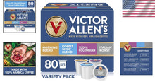 Load image into Gallery viewer, 80 Single Serve Coffee Pods - 100% Arabica Variety with Light to Dark Roasts!